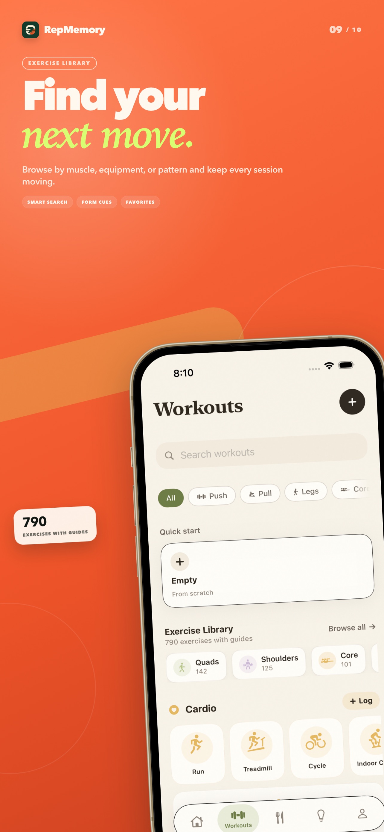 Screenshot 9 of RepMemory: AI Workout Coach