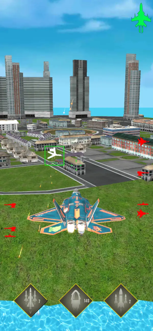 Screenshot #3 pour Airplane Jet Fighter 2017