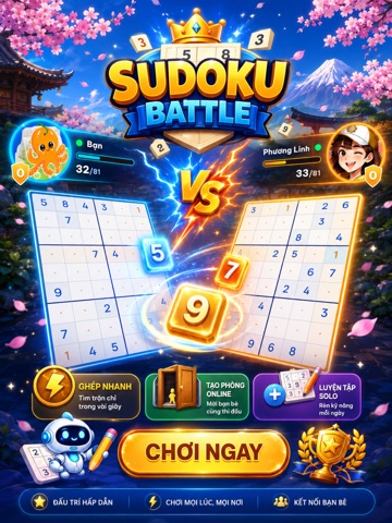 Sudoku Battle Multiplayer iPad screenshot