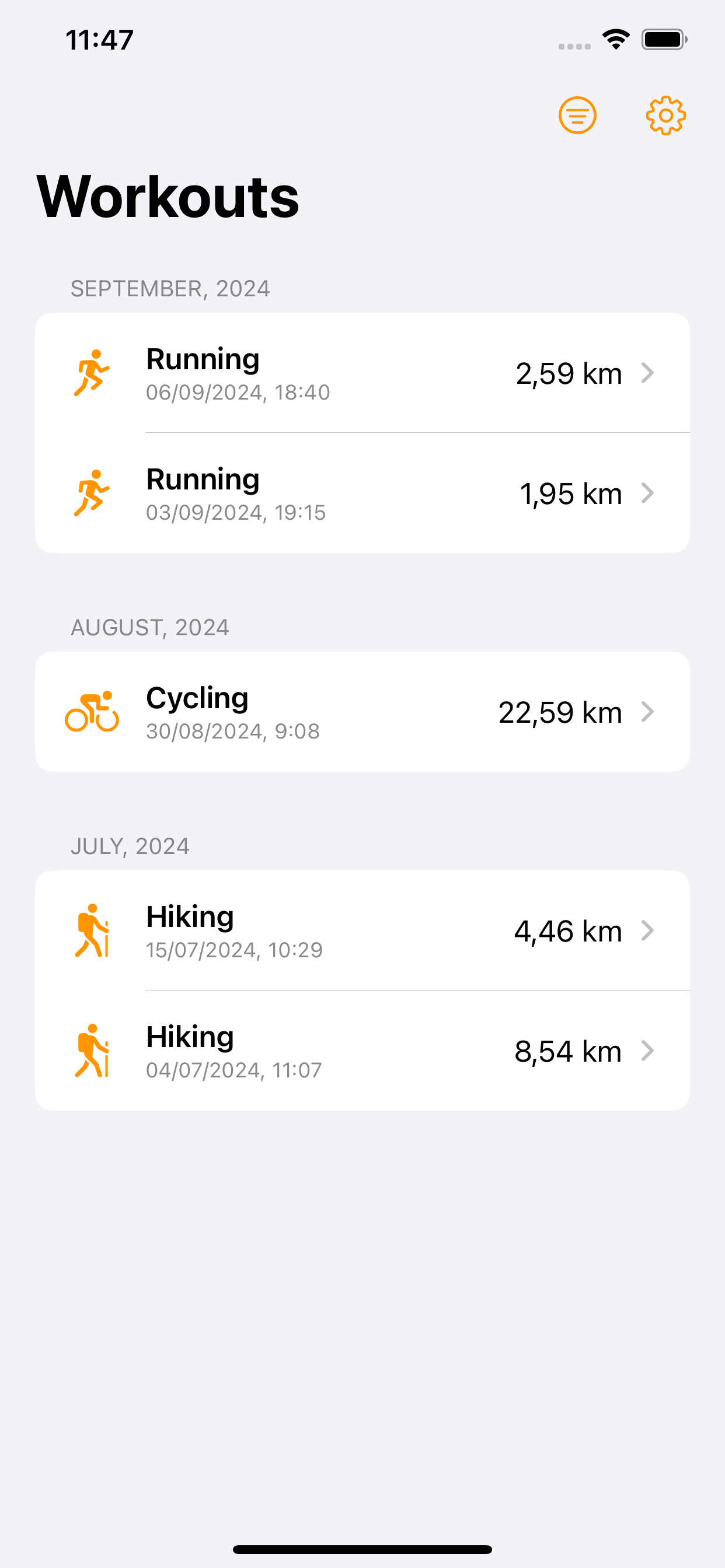 GPX Export