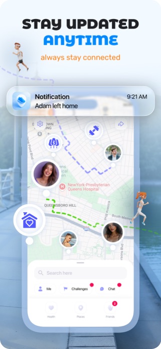 Stepin: Location Tracker Live Screenshot 2 of 5