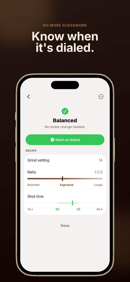 Espresso Dial In: tastewell screenshot 4