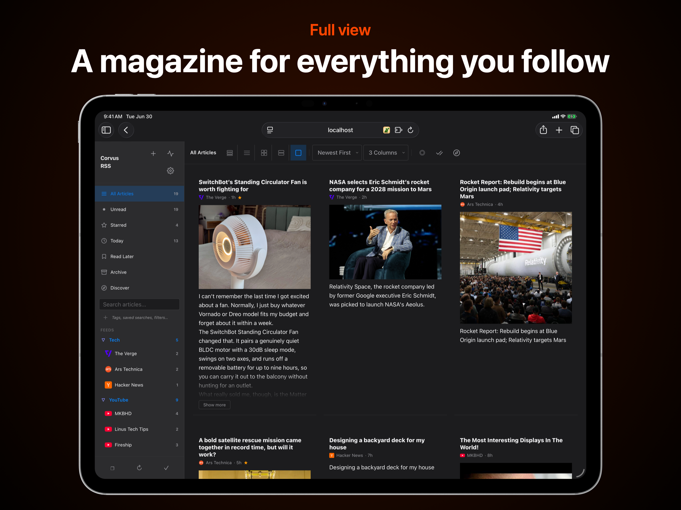 Corvus RSS Reader for Safari screenshot 8