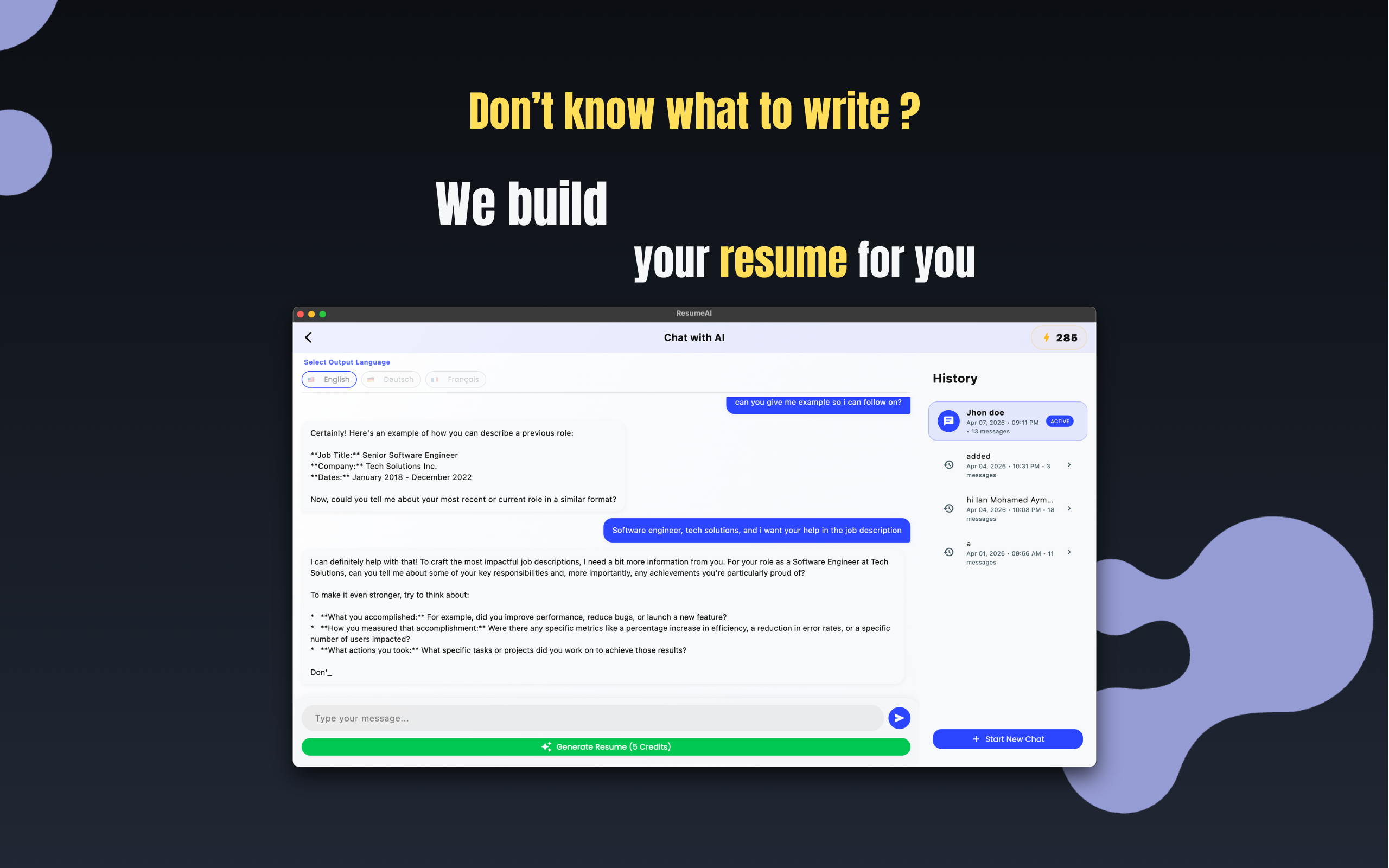Resume AI Builder: CV Maker screenshot 16