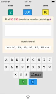 pacword great word puzzle game iphone screenshot 2