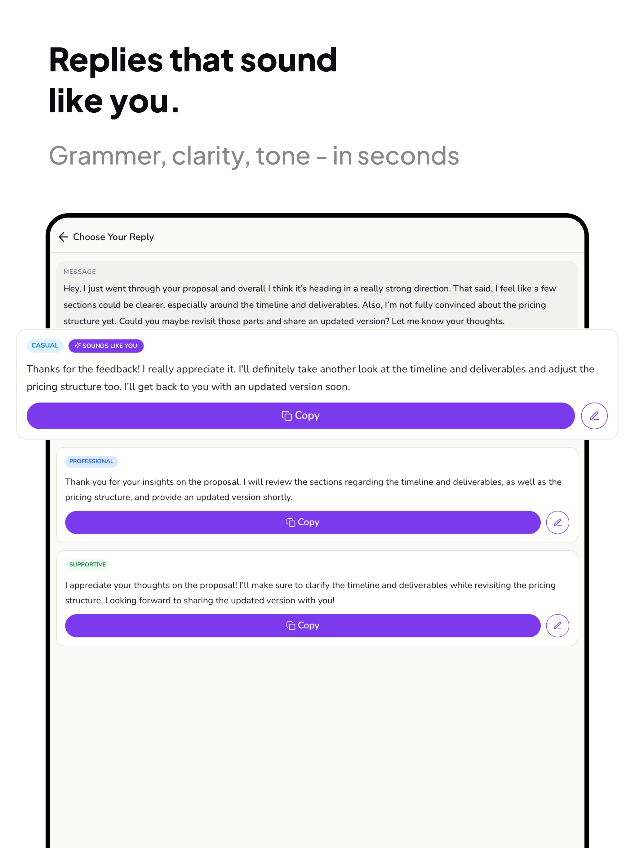 Echo: Ai Reply & Text Writer