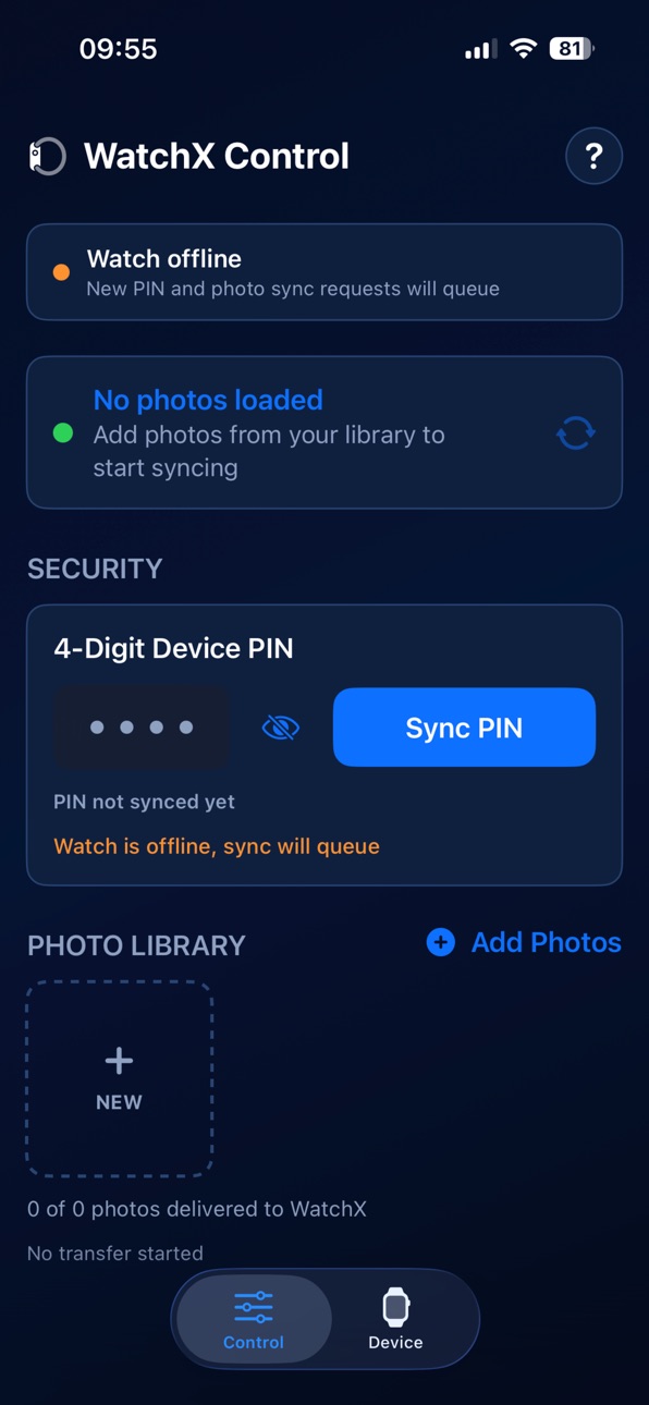 iPhone screenshot