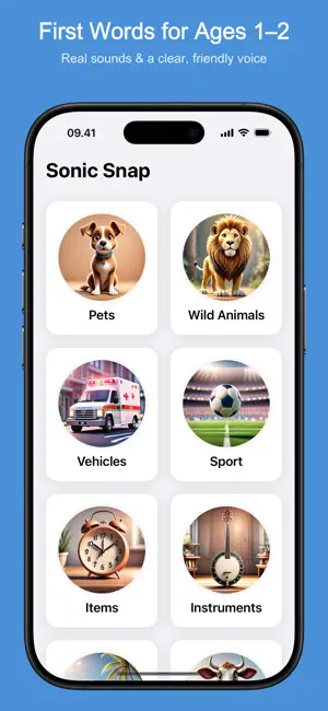 SonicSnap: Toddler Learning screenshot 1
