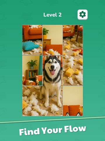 Jigsaw Solitaire Relax Puzzle iPad screenshot