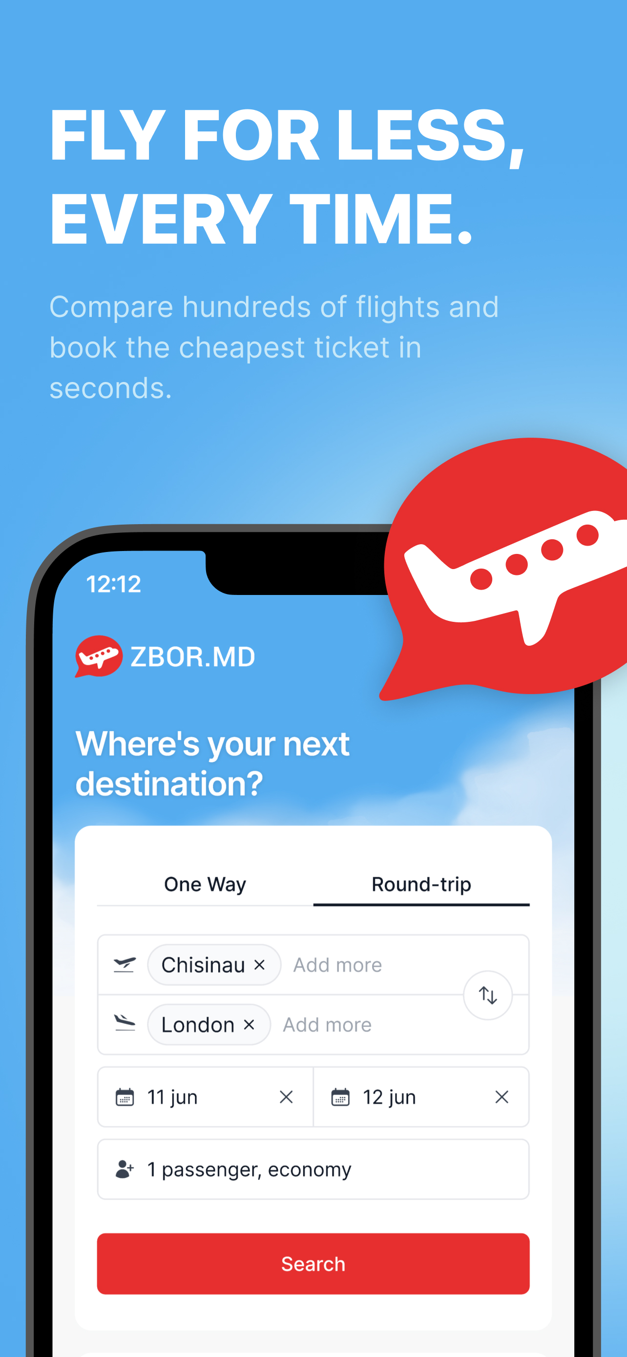 Zbor.md: Cheap Flights