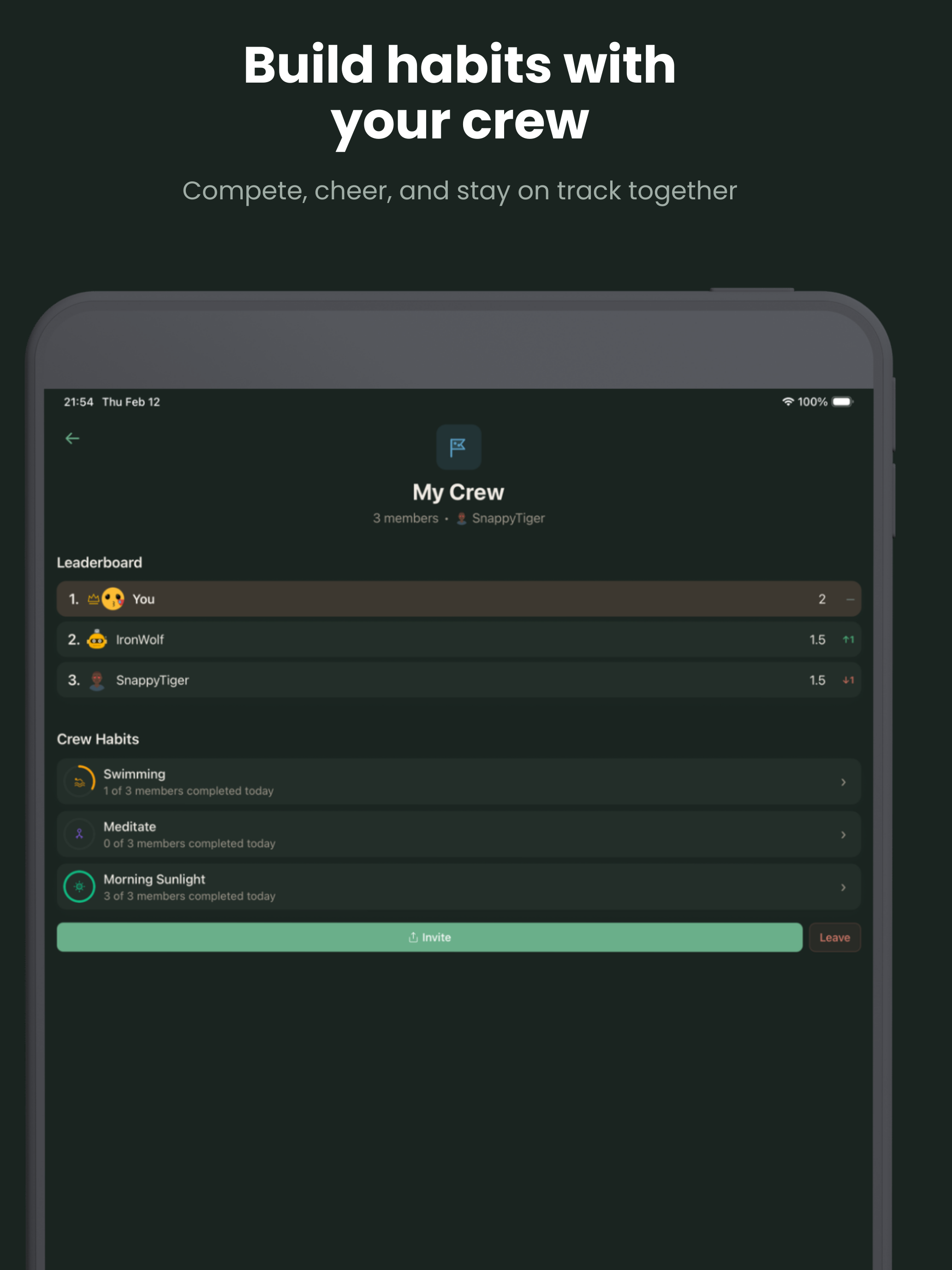 CrewHabits screenshot 7