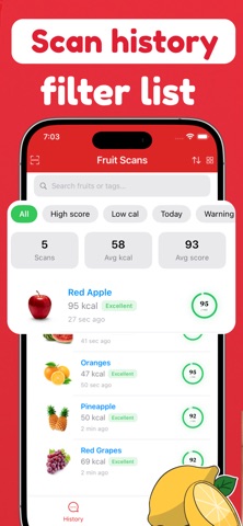 Fruit Identifier - FruitDetect iPhone screenshot