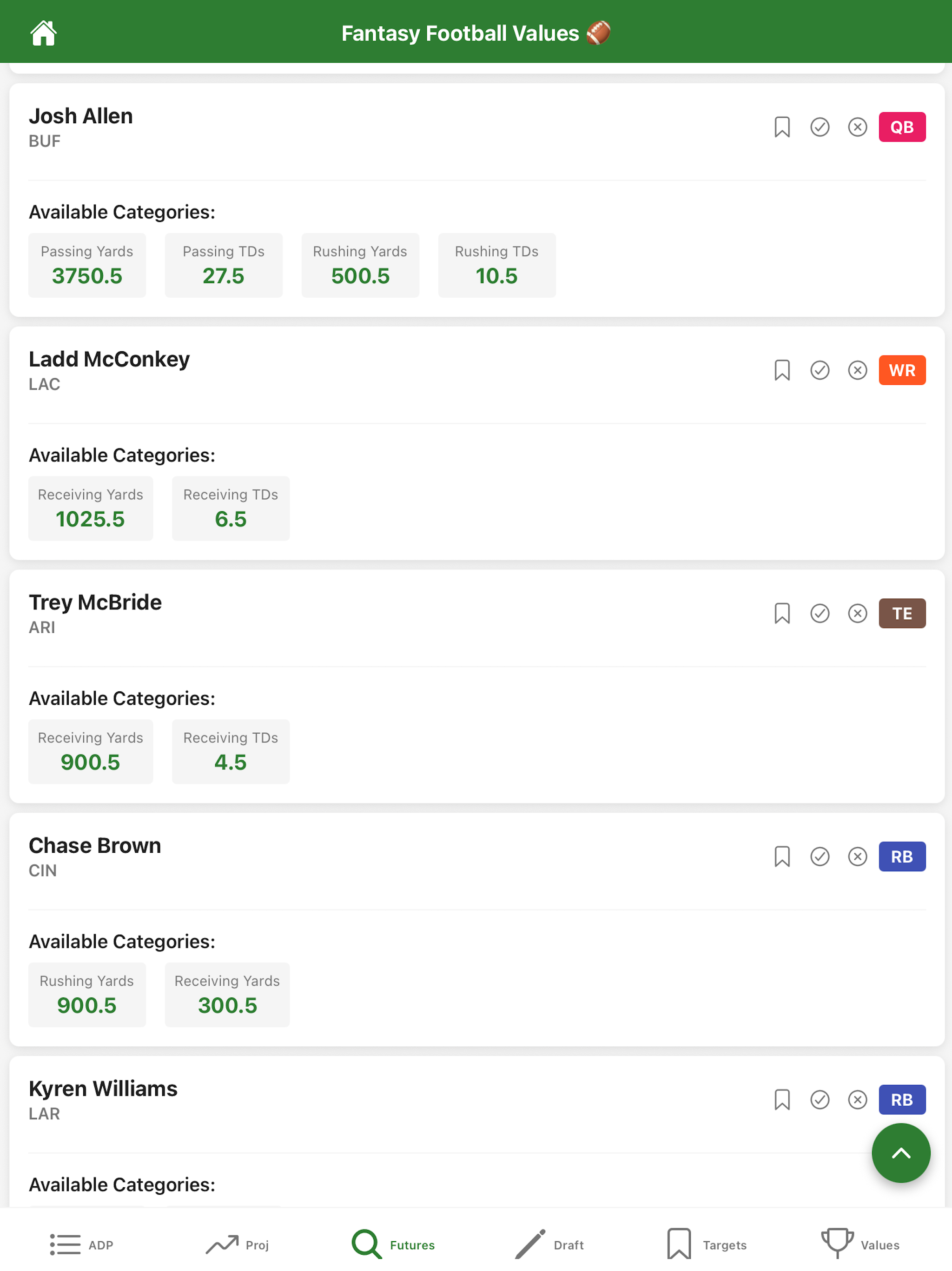 Fantasy Football Values screenshot 17