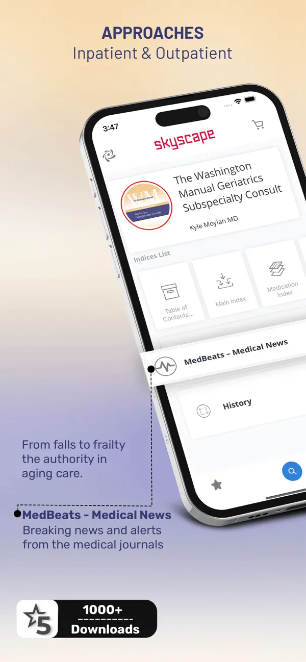 Screenshot #1 pour Washington Manual - Geriatrics