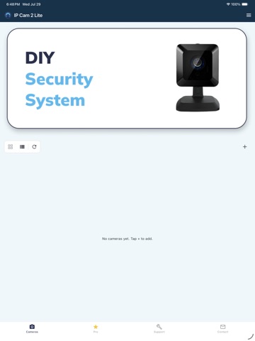 IP Cam 2 Lite iPad screenshot