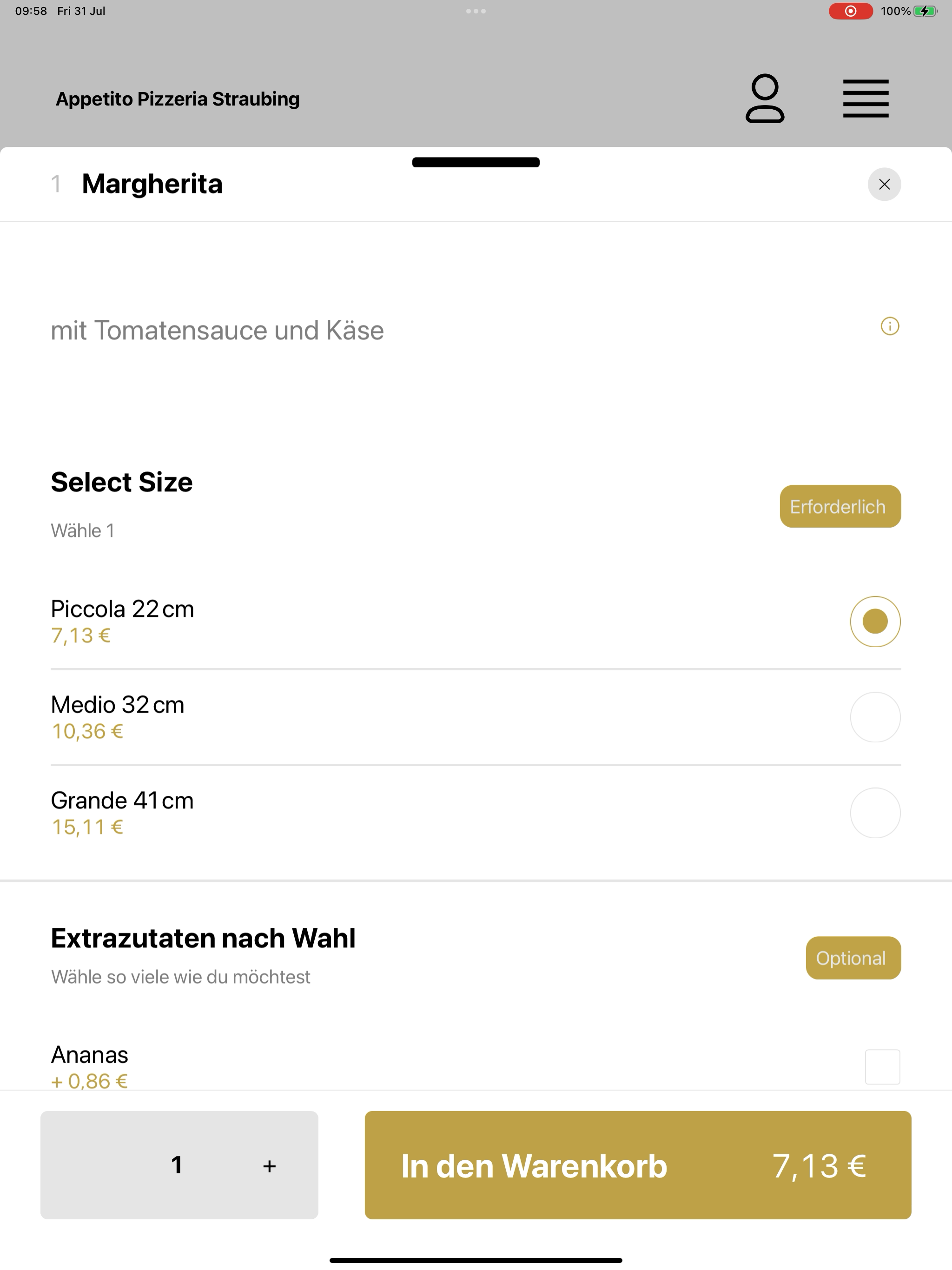 Appetito Pizzeria Straubing screenshot 16
