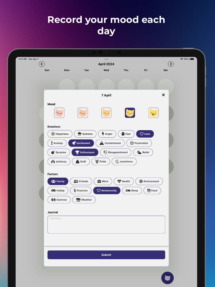 Aura - Daily Journal and Mood