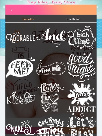Tiny Tales : Baby Snap Stories iPad screenshot