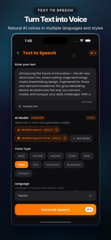 AI Music: Song Cover Generator iPhone screenshot