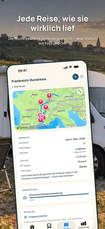 WomoLog: Wohnmobil-Tagebuch screenshot 2 of 10