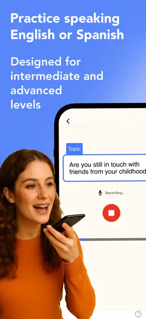 Spoken: Language practice screenshot 1