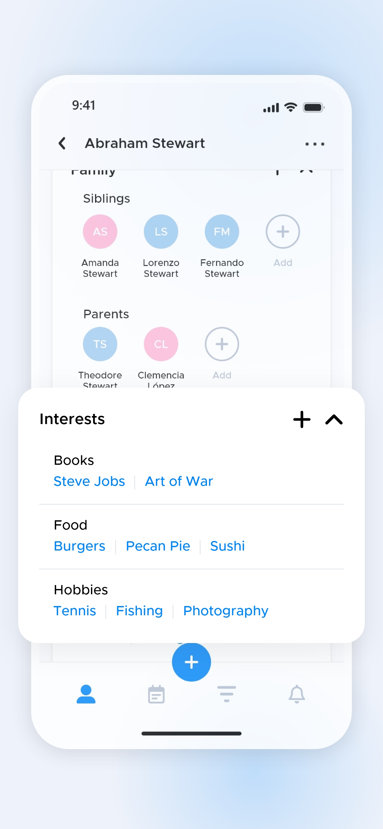 Kafoo: Contact Notes