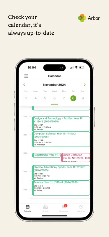 Arbor Student App screenshot 2 of 7