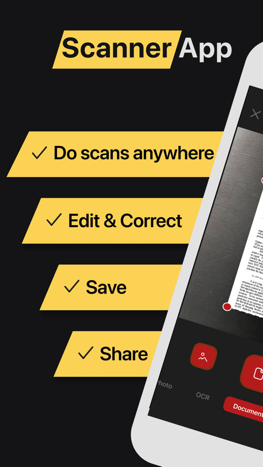#1. ScannerApp: PDF & OCR Scanner (iOS) 由: TECHNETIUM LTD