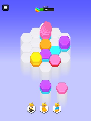 Hexa Slide Puzzle iPad screenshot