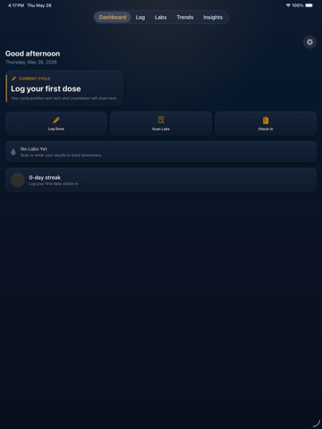 Steady T: TRT Tracker & Labs iPad screenshot