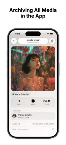 Instarchive screenshot