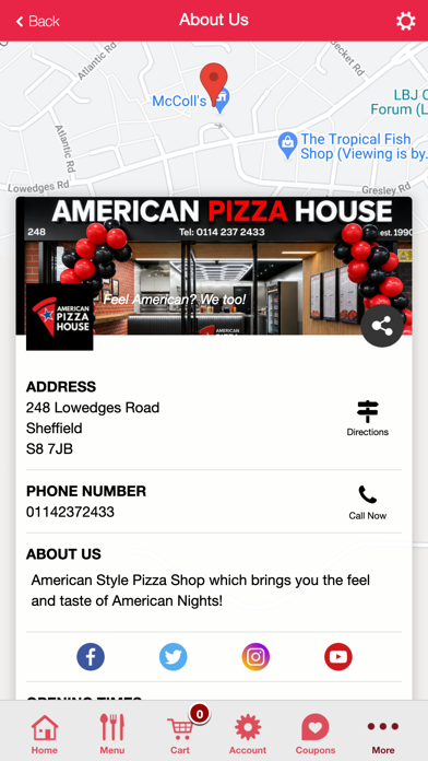 American Pizza House App screenshot