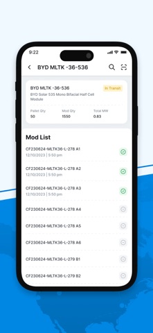 SFL – Warehouse App screenshot