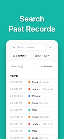 TapDiary - Time Log & Counter Screenshot 5 of 10