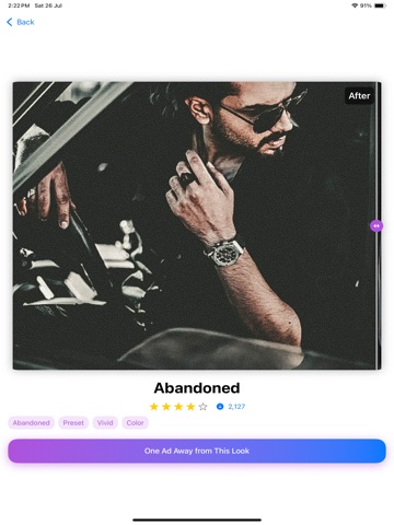 Presets for Lightroom - Vivid iPad screenshot