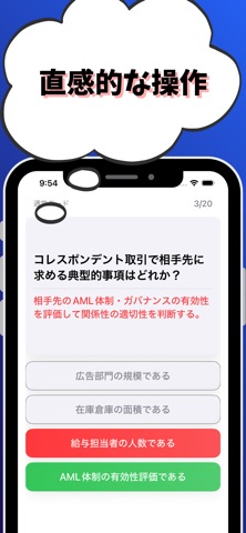 金融AMLオフィサー（実践） 銀行業務検定 試験対策 screenshot