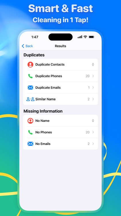 Contacts Backup. Restore.Clean