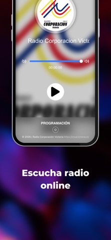 Radio Corporación Victoria screenshot