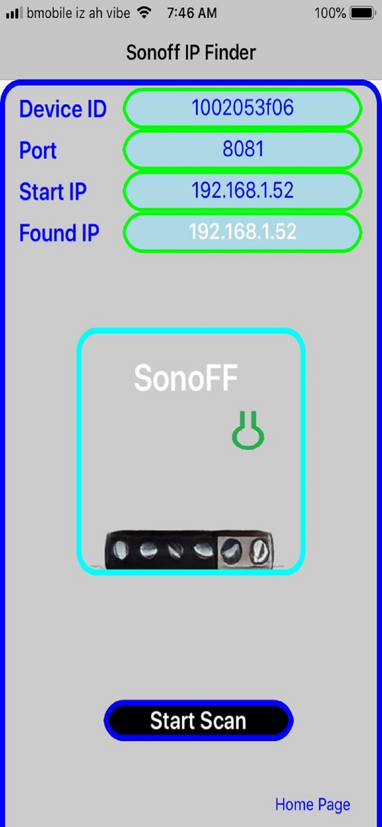 Sonoff IP Finder
