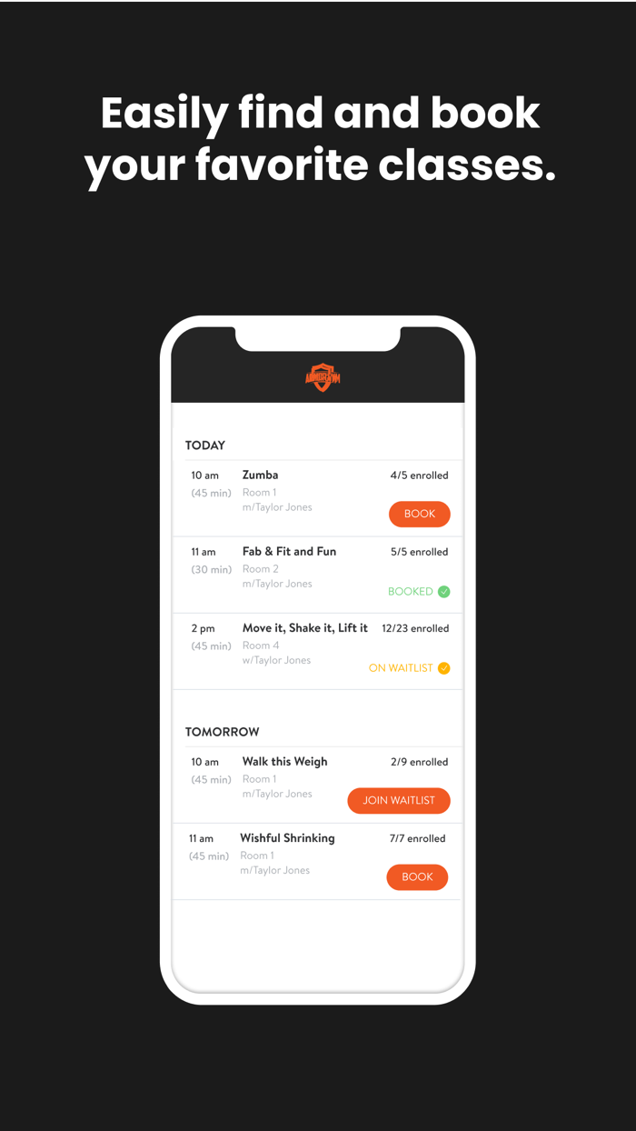 Armor Gym Online Portal