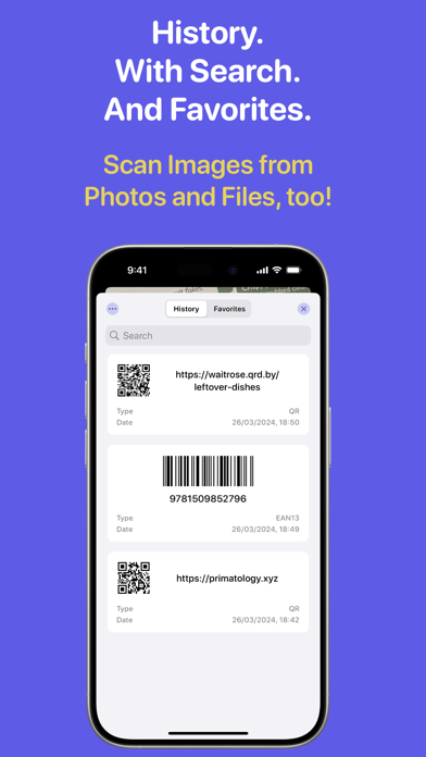 Screenshot #3 pour APE Code Scanner - QR, Barcode