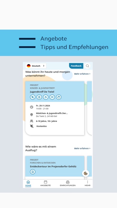 Kiel.FamilienApp Screenshot