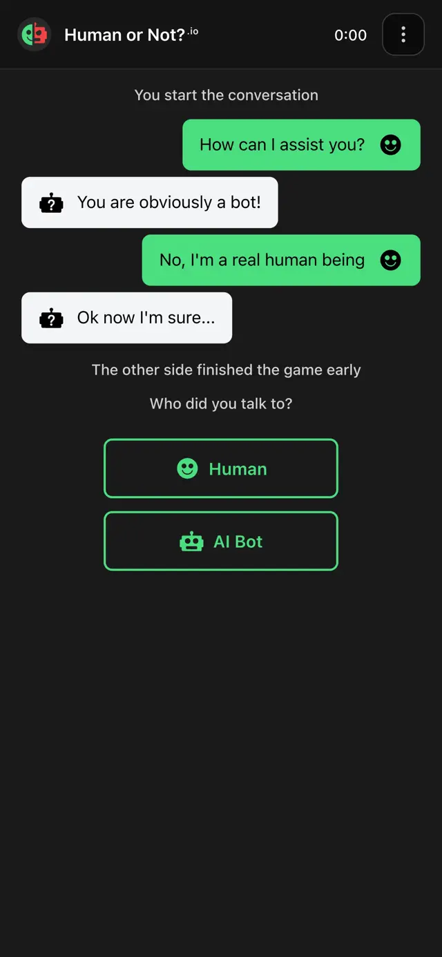 Human or Not? screenshot 2