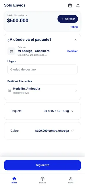 Solo Envíos screenshot 1