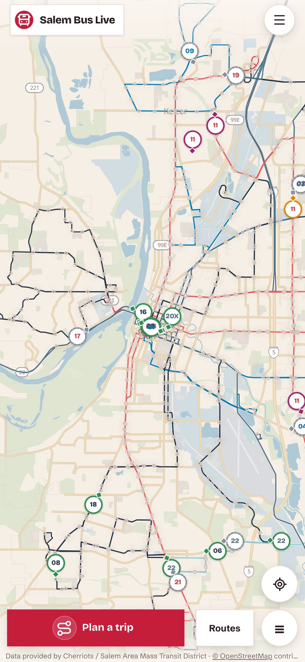 Screenshot 1 of Salem Bus Live
