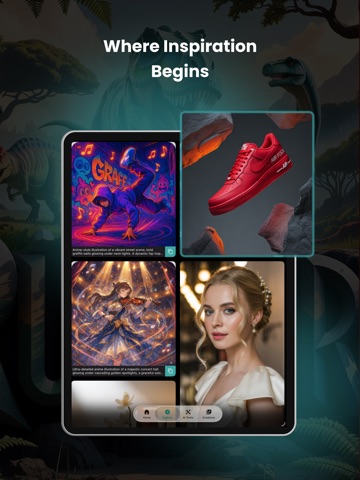 Gen AI: Image Generator iPad screenshot