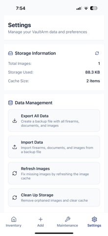 VaultArm: Firearm Inventory Screenshot 4 of 5