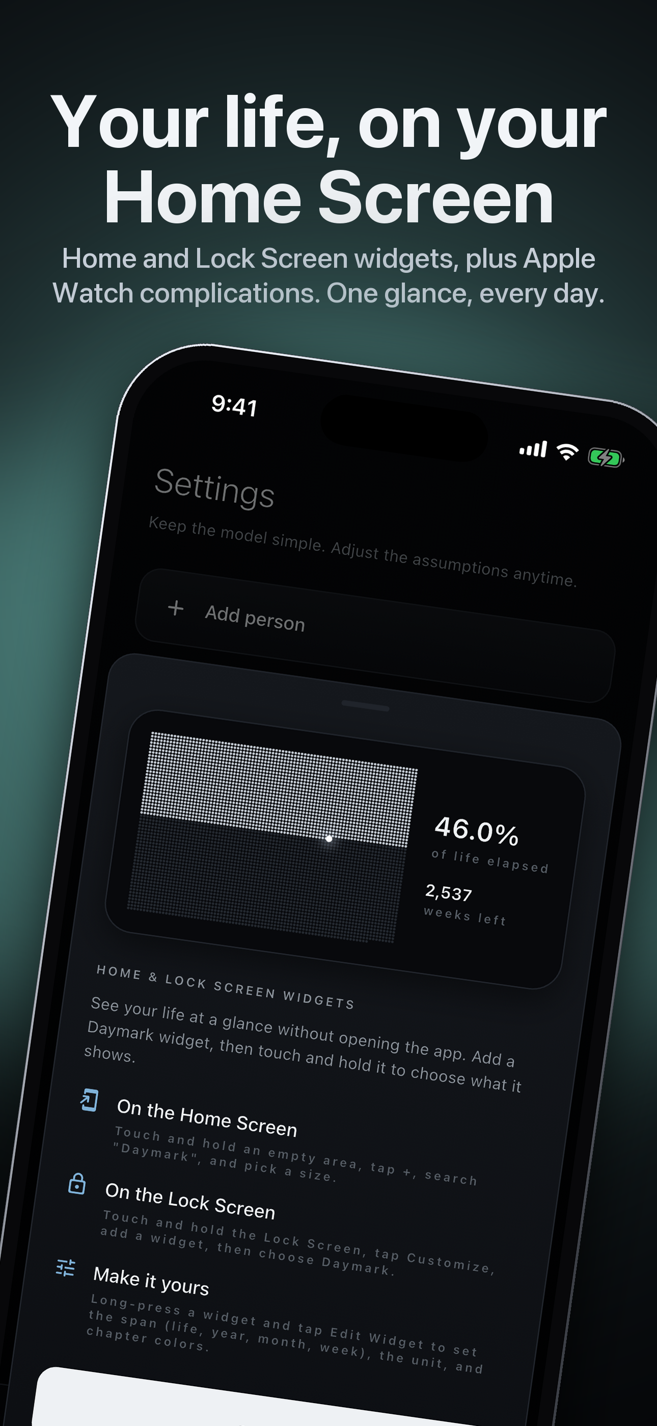 Daymark: Your Life in Days screenshot 3