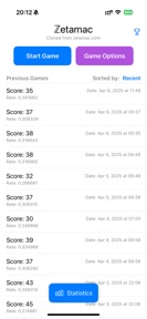 Zetamac Arithmetic Practice screenshot