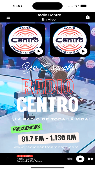 Radio Centro Ambato Screenshot